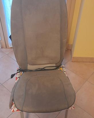 sedile massaggiatore per spalle e schiena