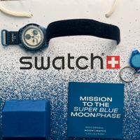 SWATCH MISSION TO THE SUPER BLUE MOONPHASE