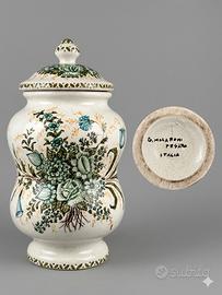 Splendido Vaso in Ceramica Molaroni Pesaro