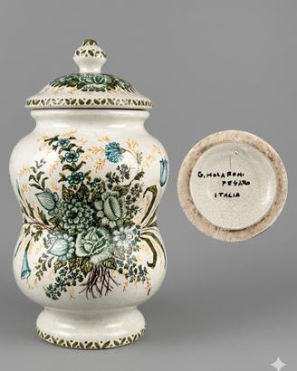 Splendido Vaso in Ceramica Molaroni Pesaro