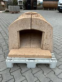Forno a legna Tunnel prefabbricato in refrattario