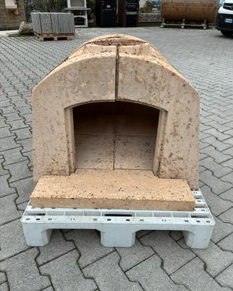 Forno a legna Tunnel prefabbricato in refrattario