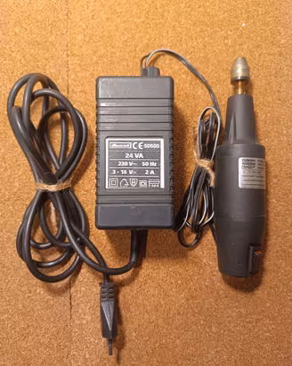Mini trapano 12v con alimentatore regolabile 
