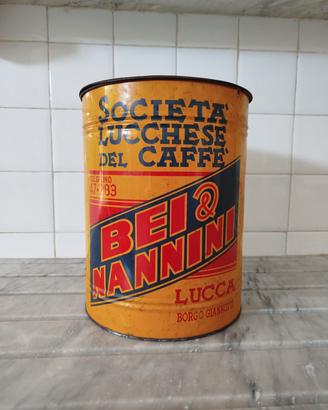 bidone latta vintage 