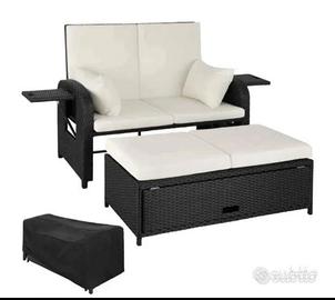 Divano da giardino in Rattan