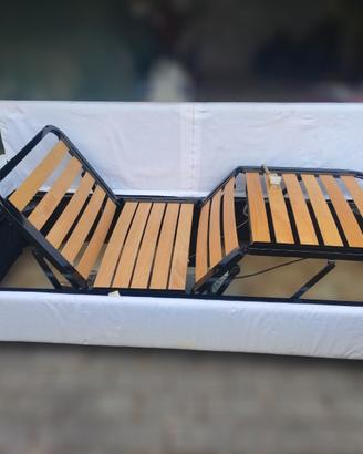 Divanoletto ortopedico motorizzato,materasso latex