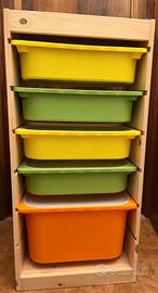 CASSETTIERA COLORATA 
