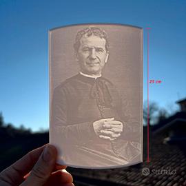 Don Bosco - Litofania Religiosa, Versione 25 cm