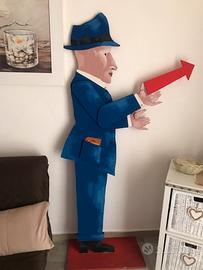 Scultura in legno di Emilio Tadini