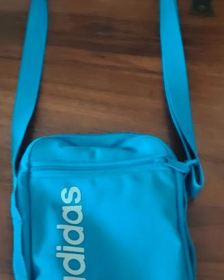 borsello Adidas azzurro