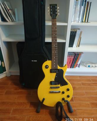 Chitarra elettrica VINTAGE V132 Reissued TV Yellow