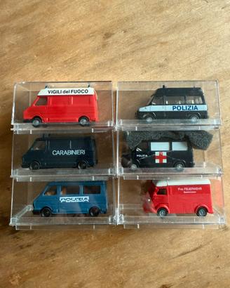 Lotto di 6 veicoli d’emergenza - Praline H0