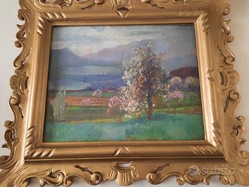 Quadro a olio d'autore Metello Merlo