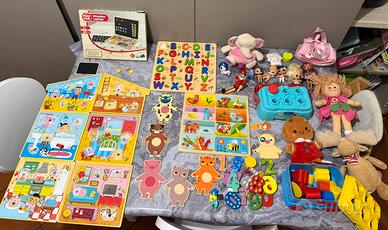 Mega lotto giochi educativi e peluche