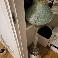 lampada da terra in vetro di Murano