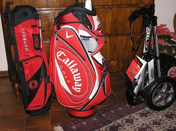 Sacche mazze e carrello da golf