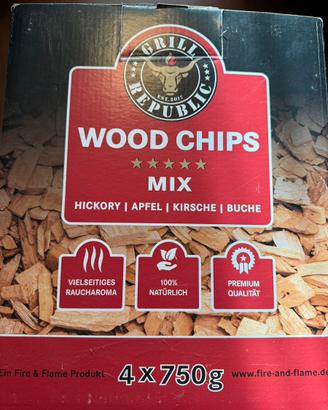 Mix premium truccioli per affumicatura