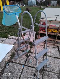 pompa, scaletta e ricambi piscina 