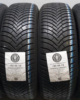4 GOMME 195 65 15 KLEBER A55305