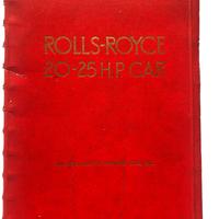 Libretto uso e manutenzione Rolls Royce