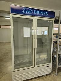 Vetrina frigo +2/+10°C due ante 850 litri