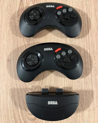 2 controller wireless per Sega Mega Drive