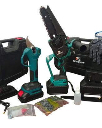Motosega a batteria+Forbici a batteria Brushless 