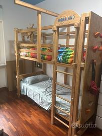 LETTO A CASTELLO WOODLAND una GARANZIA