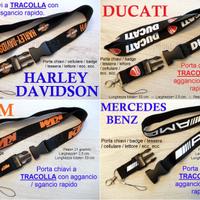 DUCATI AMG HARLEY KTM TRACOLLA PORTA CHIAVI Laccio