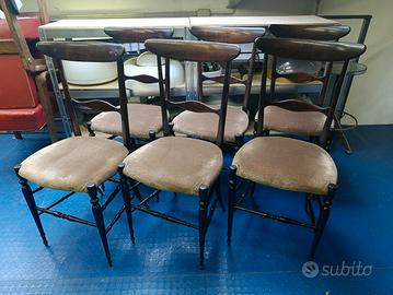 sei sedie Chiavarina