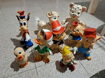 9 pupazzi Ledra vintage