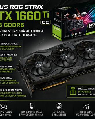 ASUS ROG Strix GTX 1660 Ti OC 6GB – Perfetta, Sile