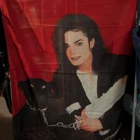 Poster foulard XXL vintage 1991 Michael Jackson