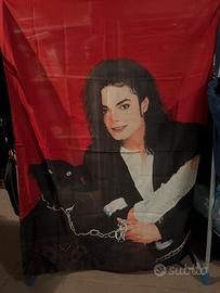 Poster foulard XXL vintage 1991 Michael Jackson