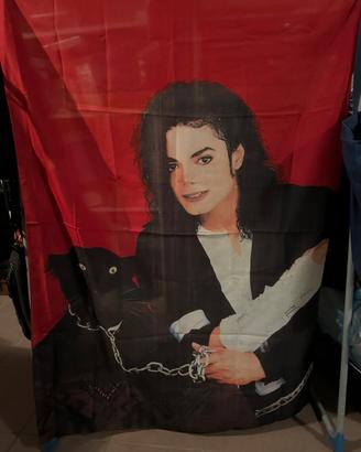 Poster foulard XXL vintage 1991 Michael Jackson