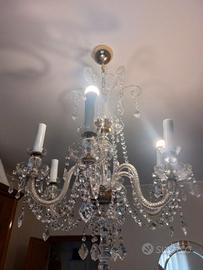 Lampadario cristallo di Boemia