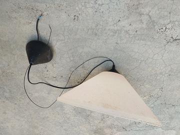 Lampadario in vetro da soffitto