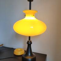 Lampada in vetro giallo di Murano anni 60