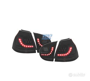 FANALI VOLKSWAGEN VW GOLF 5 03-08 LED SFONDO NERO 
