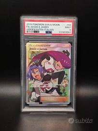 PSA 9 Mint Pokémon - Jessie e James FA #68 - Hidde
