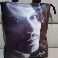 Borsa Johnny Depp + libro foto nuovo