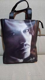 Borsa Johnny Depp + libro foto nuovo