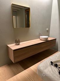 Cassettiera con lavabo per centro benessere