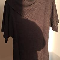 Maglione lana Oltre maniche corte tg L