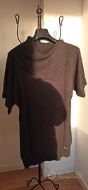 Maglione lana Oltre maniche corte tg L