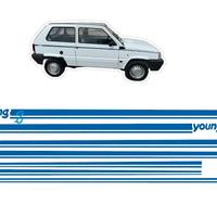 Fiat Panda Young 2 kit fasce adesivi sticker aufkl
