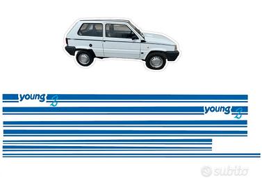 Fiat Panda Young 2 kit fasce adesivi sticker aufkl
