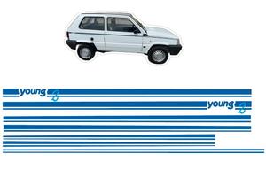 Fiat Panda Young 2 kit fasce adesivi sticker aufkl