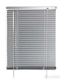 Tenda veneziana in alluminio 130x210 cm argento