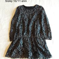 Vestito bambina pizzo Sisley 10/11 anni